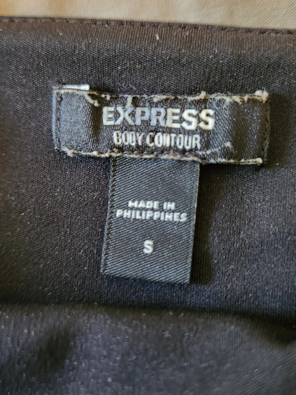 Express Black Body Contour Tank Top